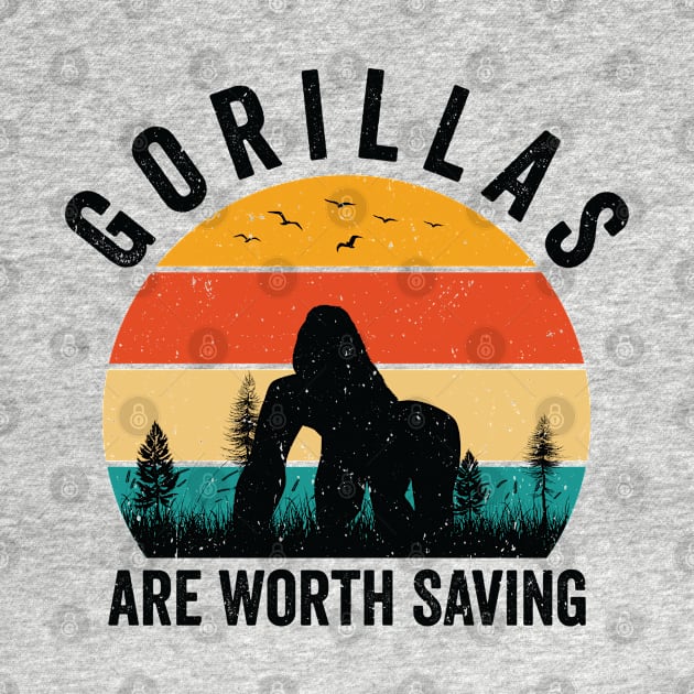 World Wildlife Day Gorilla Wildlife Animal Conservation by Tom´s TeeStore